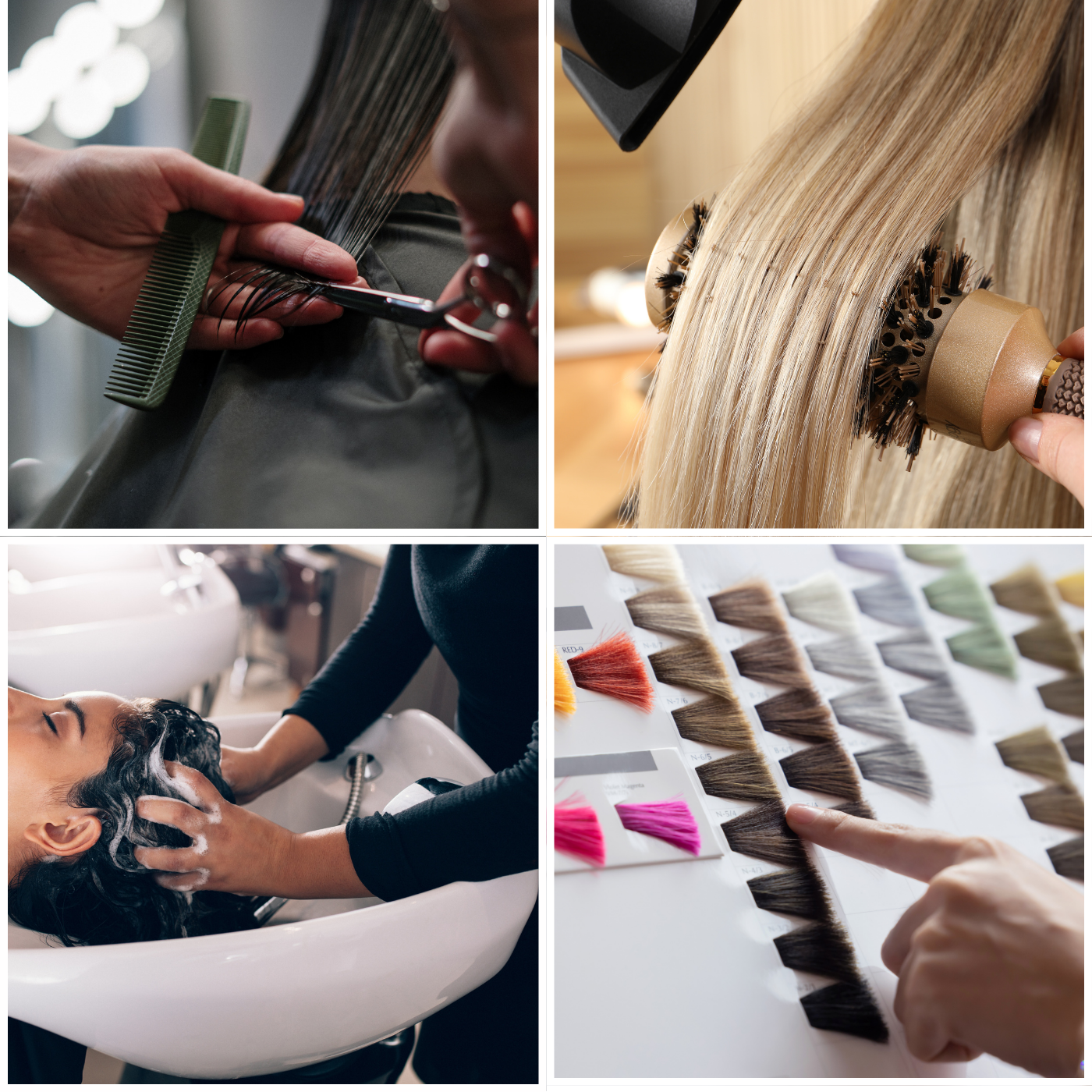 Color + Women’s Haircut + Short Blow-dry + Shampoo